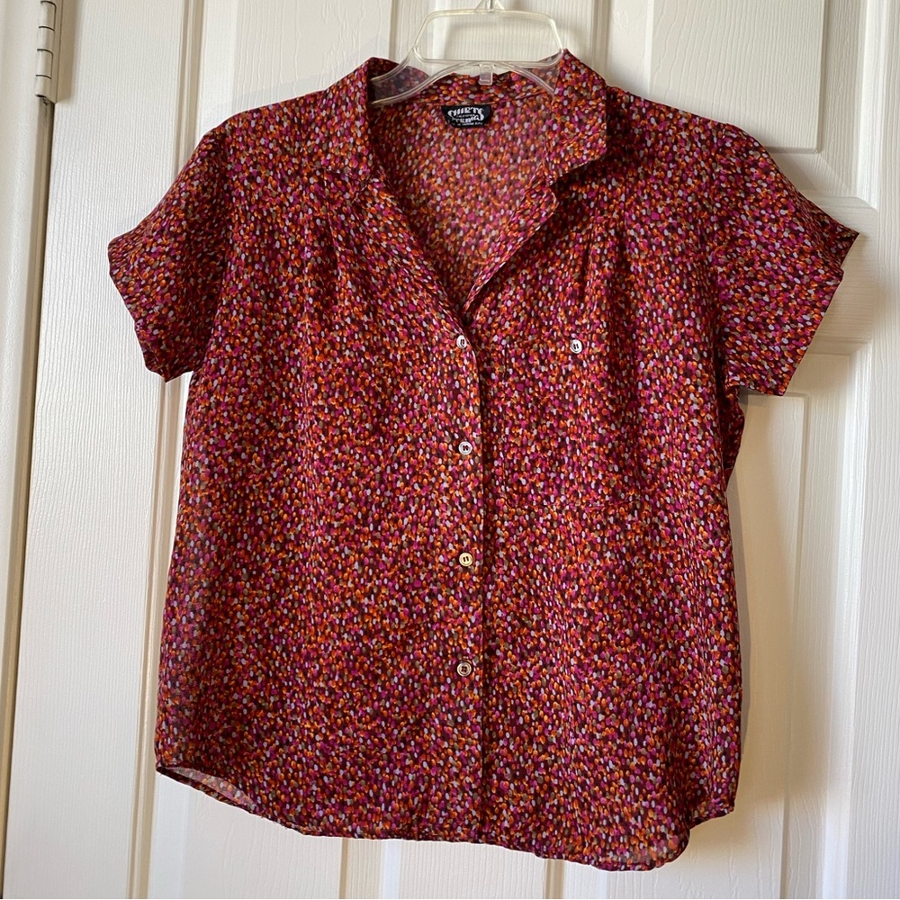 VINTAGE SHIRT STRINGS BLOUSE